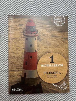 Filosofía 1 Bachillerato