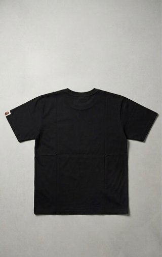 T-shirt BAPE (A Bathing Ape) Preta – Logo Camuflad