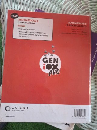 Matemáticas II 2 Bachillerato : Geniox