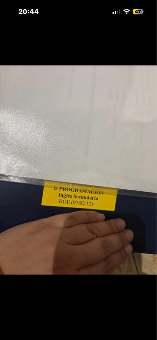 Material oposiciones inglés secundaria