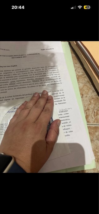 Material oposiciones inglés secundaria