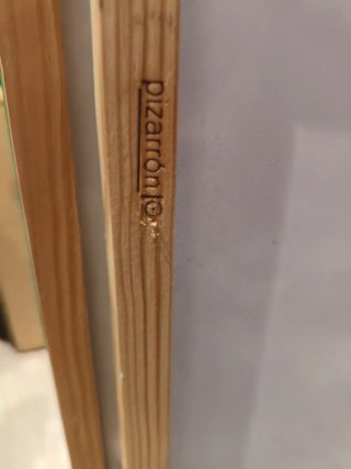 2 lavagne a 20 euro ciascuna, bianca con cornice