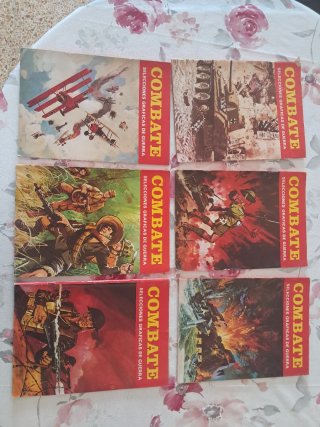 Revistas combate vintage