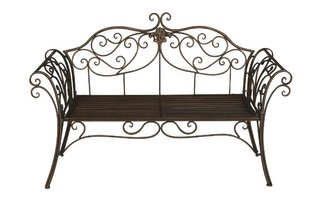 Divanetto panchina Liberty in ferro con finitura b