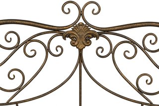 Divanetto panchina Liberty in ferro con finitura b