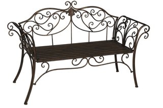 Divanetto panchina Liberty in ferro con finitura b