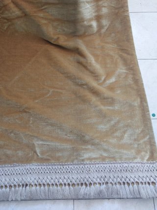Colcha de terciopelo 220x220 con 2 cortinas vintag