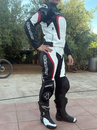 Traje moto femenino Alpinestar
