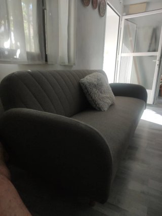 Sofá cama JYSK,2,00x70x1'10m.abierto