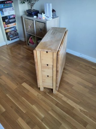 Mesa abatible abedul (Mesa Norden IKEA)