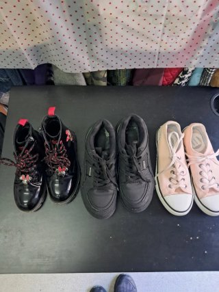 Lote de zapatos mixto infantil 28,34,35