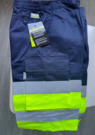 Pantalón corto de trabajo reflectante
