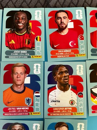 Cromos De panini del mundial de futbol