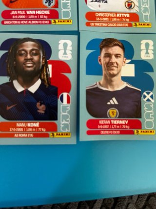 Cromos De panini del mundial de futbol