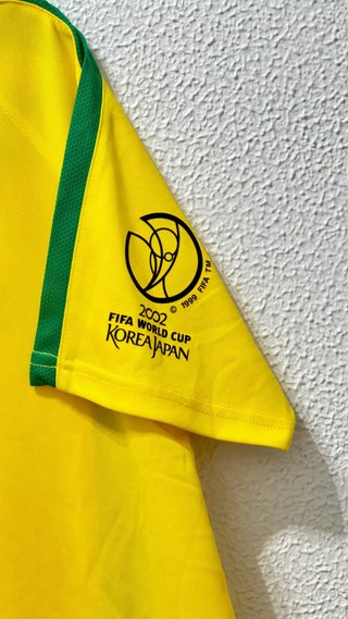 Camiseta Brasil 2002 Firmada Por Ronaldo