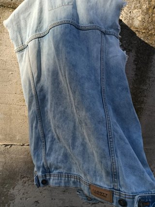 Smanicato jeans alcott blu