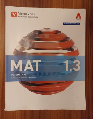 MAT 1 Matemáticas : Educación Secundaria