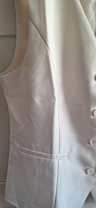 Chaleco mujer vestir color beige T XL