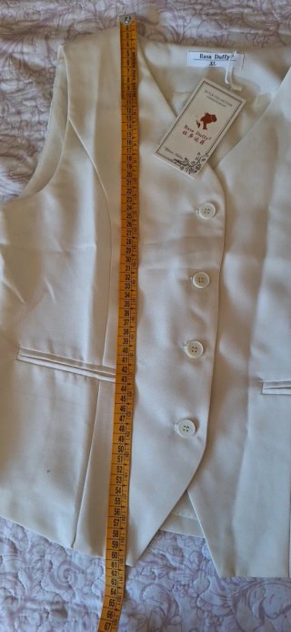 Chaleco mujer vestir color beige T XL