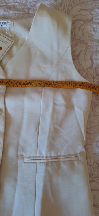 Chaleco mujer vestir color beige T XL