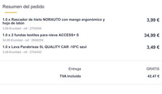 Funda textiles para nieve coches pequeños
