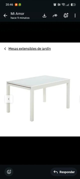Mesa jardin