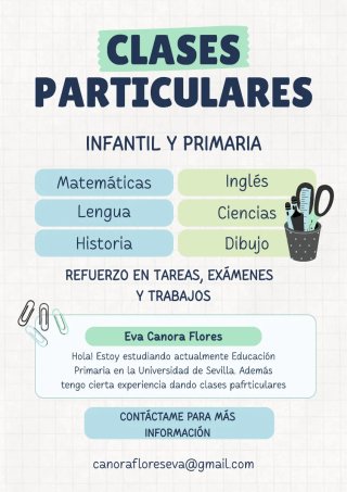 Clases particulares de verano