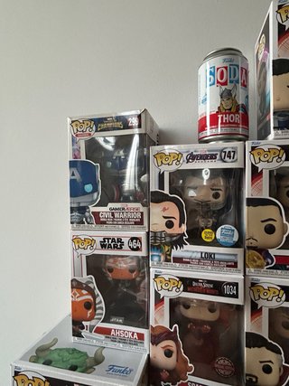 Pack de funko pop (Marvel, Star Wars, Disney...)