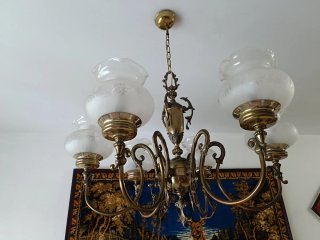 Lampara de techo antigua