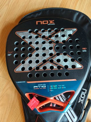 Pala pádel Nox Genius Attack 18k