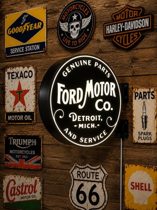 CARTEL LUMINOSO FORD MOTOR Co
