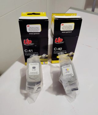 Cartuchos Uprint negro y tricolor