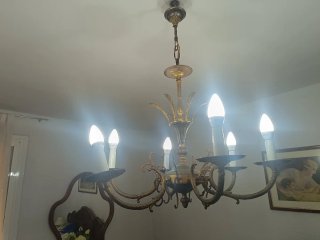 Lampara vintage de techo