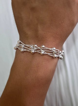 Pulsera de Plata 925 de Bolas