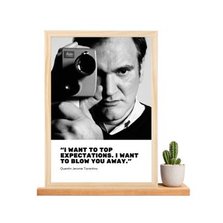 Tarantino - Quadro con stampa Poster  film cinema