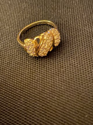Anillo oro laminado de 14 k