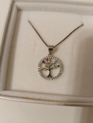 Collana con pendente tutto in argento 925