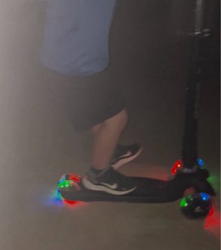 Patinete infantil, ruedas led, plegable,