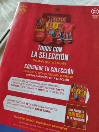 25 Sobres de cromos mundial fútbol