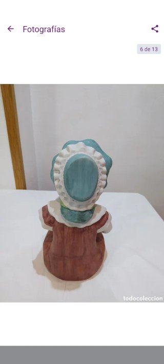 Muñeca antigua de porcelana biscuit grande