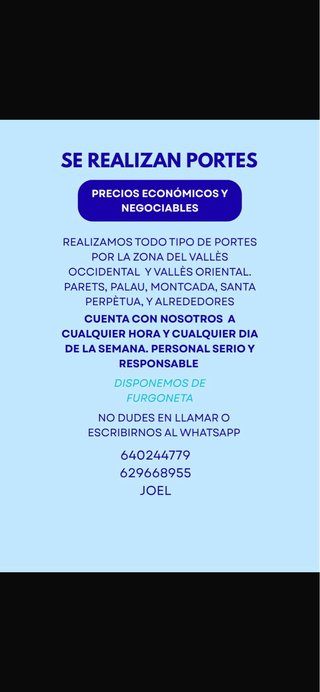 PORTES / MUDANZAS