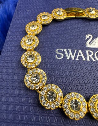 Pulsera Swarovski Angelic Dorada