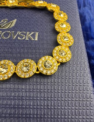 Pulsera Swarovski Angelic Dorada