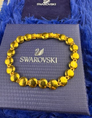 Pulsera Swarovski Angelic Dorada