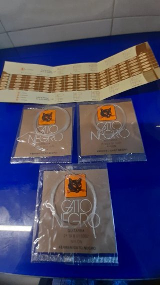 Cuerdas Guitarra Española Gato Negro Nylon