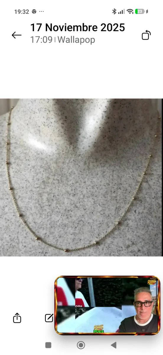 Broche colgante y collar o vintage plata de ley
