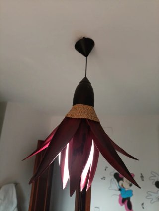 Lampara de forma de flor