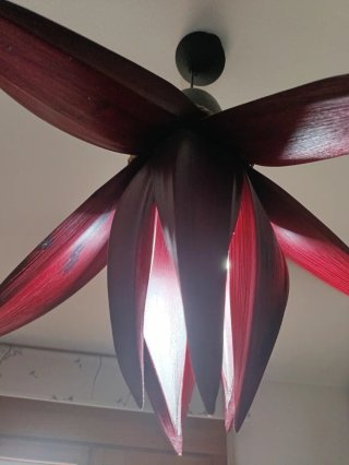 Lampara de forma de flor