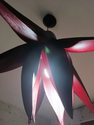 Lampara de forma de flor