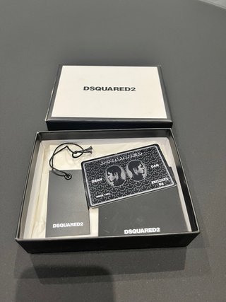 Tarjetero original DSQ2 Negro